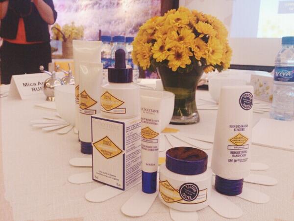 DearBeautyGirl's tweet photo. L'Occitane wants us to brighten up all day, everyday. #ImmortelleBrightening http://t.co/2SzLYraTgG