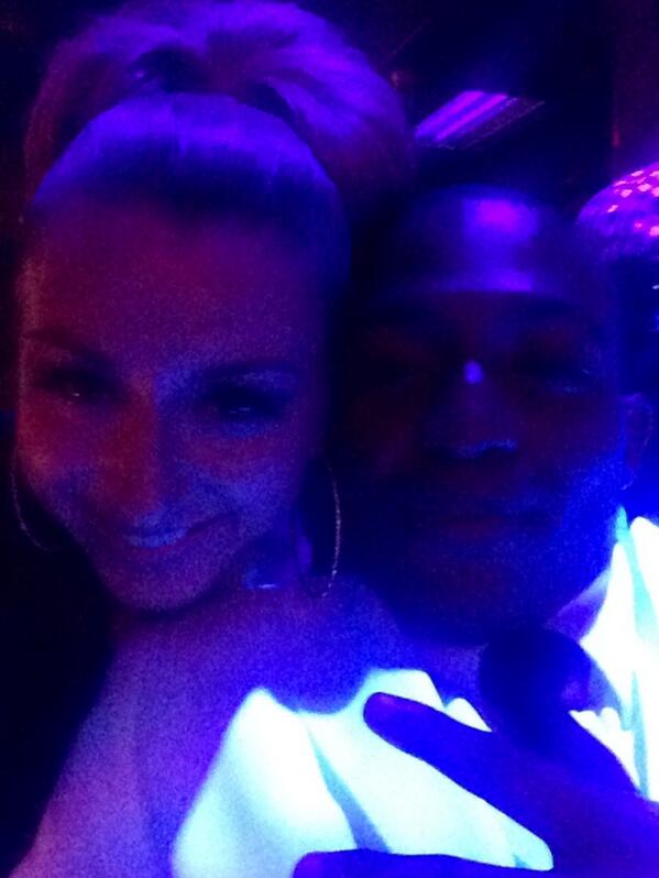 ZONadorno's tweet photo. Ratchet strip club w/ this motivational speaker &amp; actor from #GLEE @johnautryll http://t.co/xcUjB5uAJT