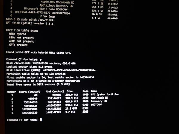 FullOfQuarks's tweet image. It’s k, I fixed the partition table, hybridized disk #linuxtotherescue