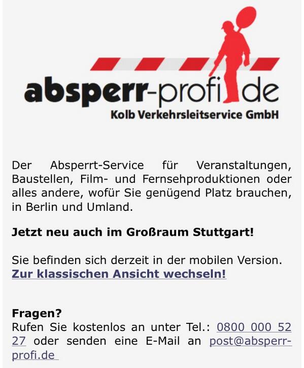 Absperr_Profi's tweet photo. http://t.co/pPEfKaNeQs