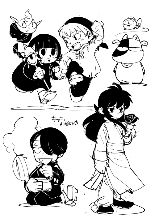 お絵かき:漫画キャラ 