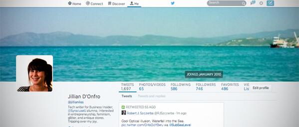 ilpost's tweet image. I nuovi profili di Twitter, che ricordano molto quelli di Facebook (ma per ora sono in prova)
ilpost.it/2014/02/12/nuo…