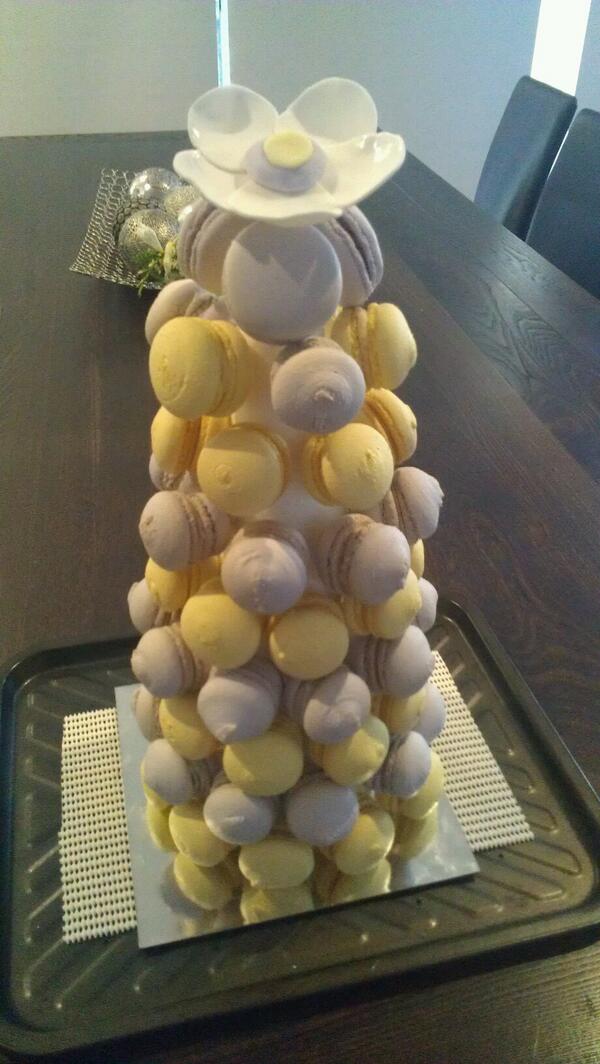 Macaron Tower - first attempt at a tower <a href="/mycakeschool/">MyCakeSchool.com</a> <a href="/mycakedeco/">Cake Decorating</a> <a href="/CakeBossBaking/">Cake Boss Baking</a> <a href="/CakesbyGemma/">Gemma Martin</a> <a href="/zumbopatisserie/">Patisserie Zumbo</a>