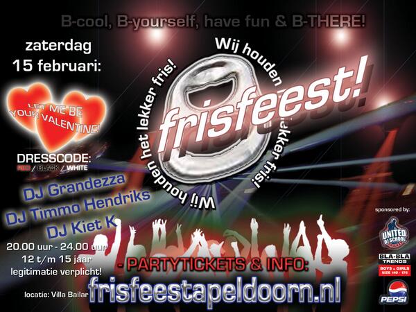 frisfeest's tweet image. Psst, heb je de dresscode voor het FRISFEEST van zaterdag al gezien? #FF055