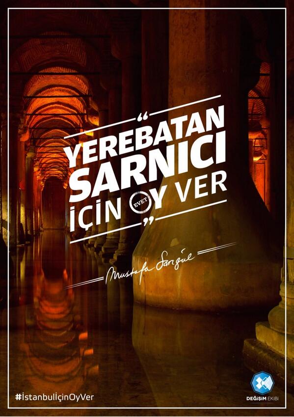 M_Sarigul's tweet photo. Yerebatan Sarnıcı için OY VER!

#İstanbulİçinOyVer http://t.co/kZNwux53lX