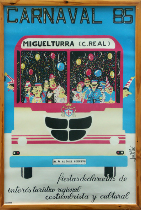chaticopower's tweet photo. El cartel del 85. Pero con el bus de Ruper boca abajo sí que hubiese sido una mezcla de humor y actualidad Churriega. http://t.co/FQntL6Tr2b