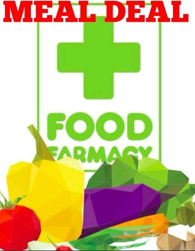 FoodFarmacy's tweet image. 2day's #mealdeal 1x Qrtr Chicken, 1x Brown Rice, 1x Flavour, 1x extra side, 1x Ginger Beer or Elderflower for £9