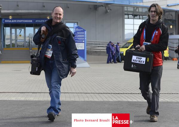 infomantv's tweet photo. !!! RT @BernardBrault: Nos espions @Sochi2014 @infomantv #AndreJacques et #Jeanrenedufort http://t.co/W6PxslLPPm
