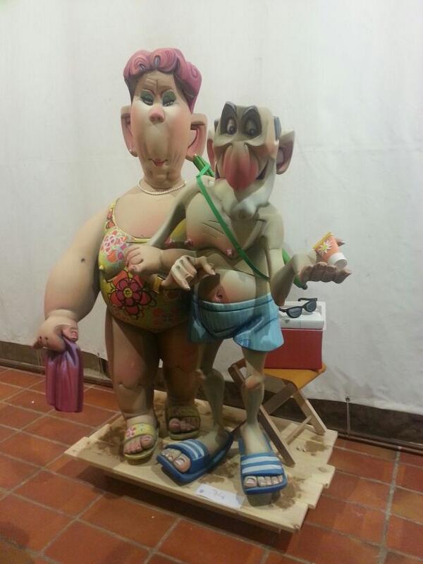 Esplèndid ninot que ens ha realitzat Toni Pérez.