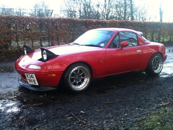 Rust-free new wheels and a splitter,, can't wait for summer :D