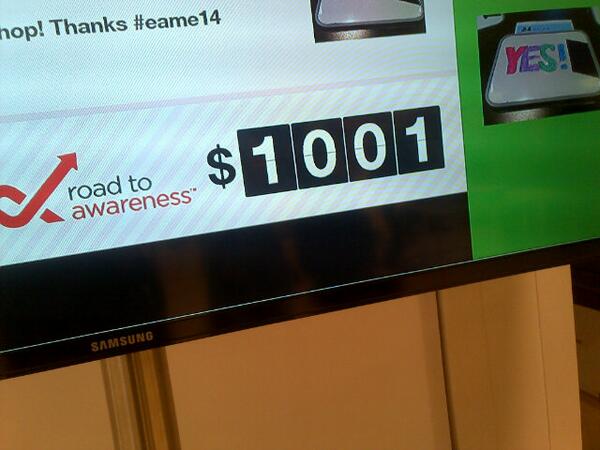 TH_PARIS's tweet photo. More than 1000USD ! Great contribution...#eame14 @RoundTables14 http://t.co/HyyiaWBplm