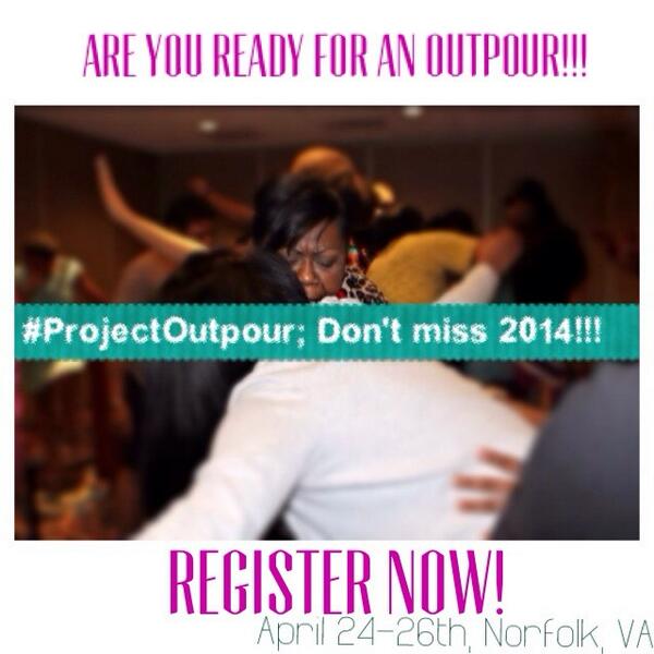 ProjectOutpour's tweet image. This year is sure to be a blessing!!! projectoutpour.org #GetRegistered #ProjectOutpour2014