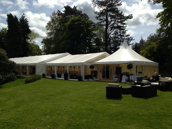 The tower wedding marquee in mold