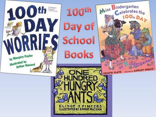 Celebrate the 100th day of school with these great books!
We are at <a href="/WhiteOakBCPS/">White Oak School</a>!
#100thdayofschool
#TeamBCPS