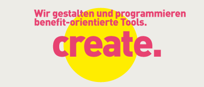 Wir gestalten und programmieren benefit-orientierte Tools. ^bb