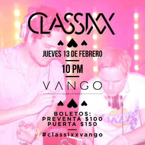 RT para participar por un boleto para la fiesta con Classixx, elegiremos a 3 ganadores de manera aleatoria.