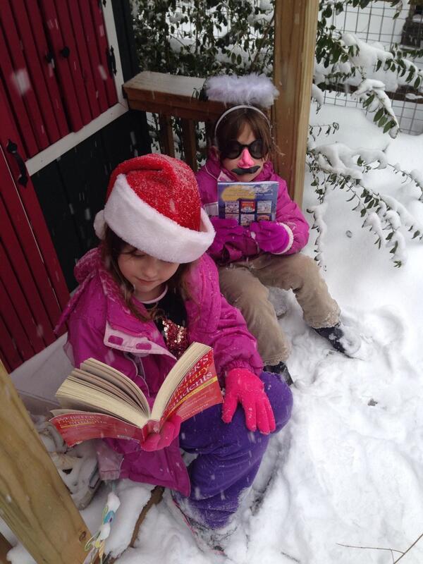 amy_sopher's tweet image. #readinginthesnow #hgcs2014