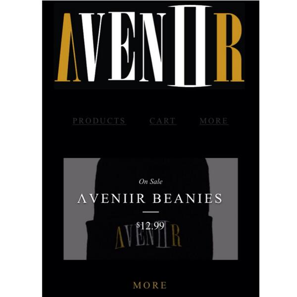 AVENIIRCLOTHING's tweet image. GET YOUR BEANIE NOW ON SALE FOR 12.99 : AVENIIR.BIGCARTEL.COM