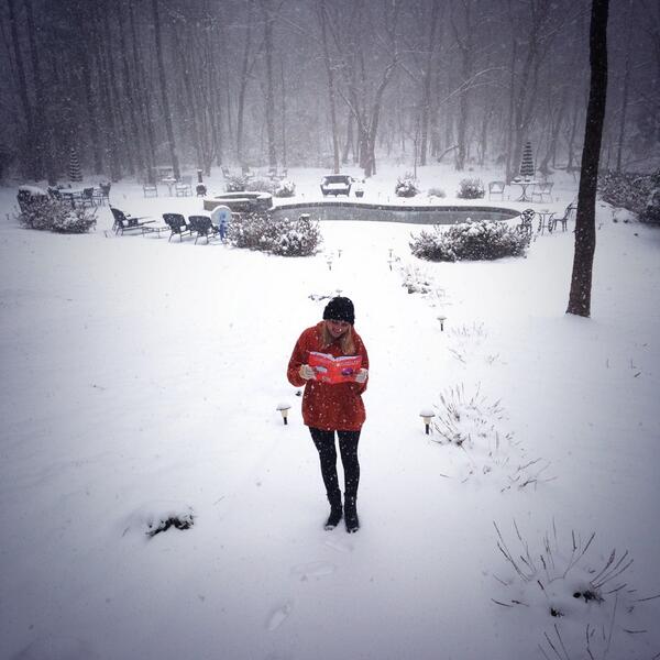 Brooke_atwell's tweet image. #readinginthesnow #hgcs2014 @MrsSopher