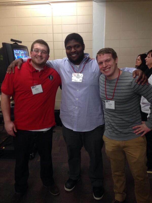 Nathan_Cheney's tweet image. Picture of me developing professionally at the tech showcase #brocktechies #techblast #xboxeducation