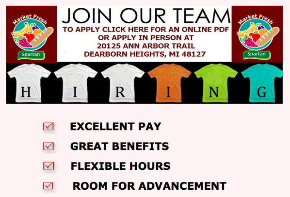 MarketFreshD's tweet photo. http://t.co/bKGJclUniF Join our Team!  Market Fresh Foods is Hiring! http://t.co/ka4FRwI7XP