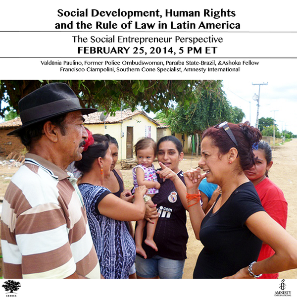 avaniptl's tweet photo. #DCEvent 2/25: Social Innovation for a #LatAm btw sustainability &amp; chaos? ft #socEnt http://t.co/h5DrgSKdZJ @amnesty http://t.co/7IQ053VPgG