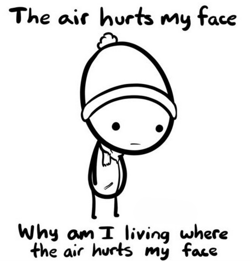 theberry's tweet photo. The cold, can I just move. http://t.co/FEIJC5oTMU