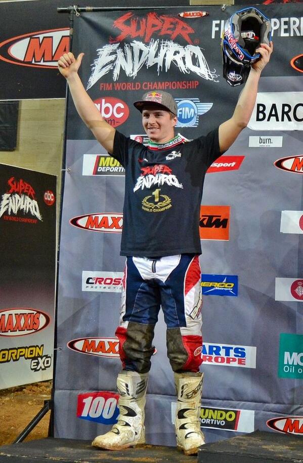 Redondi recién proclamado Campeón del Mundo Júnior SuperEnduro, competirá en Francia en la clase Prestige <a href="/redzanza/">Giacomo Redondi</a>