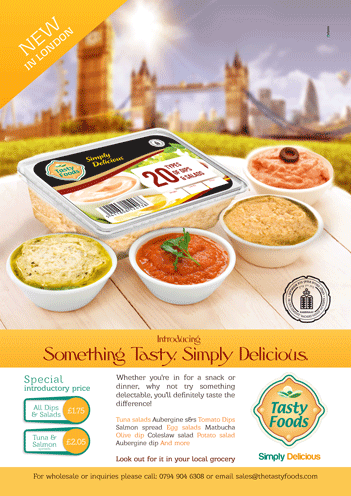 TheMidweek's tweet photo. Try Something New For This Week Shabbos! New full line of dips and salads in your grocery http://t.co/ZbKIVQPmgU  #TastyFoods @EsteemArts
