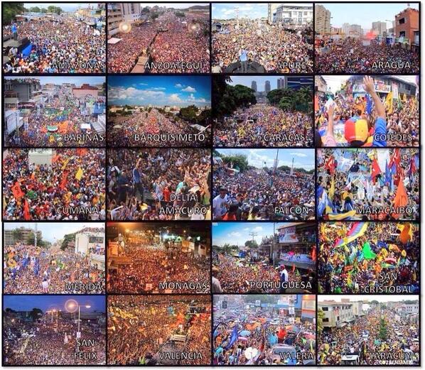 sabio28's tweet photo. Estudiantes se manifiestan en toda Venezuela #12FVenezuelaPaLaCalle; reclaman seguridad a Maduro| http://t.co/eTKj7U1Uwb