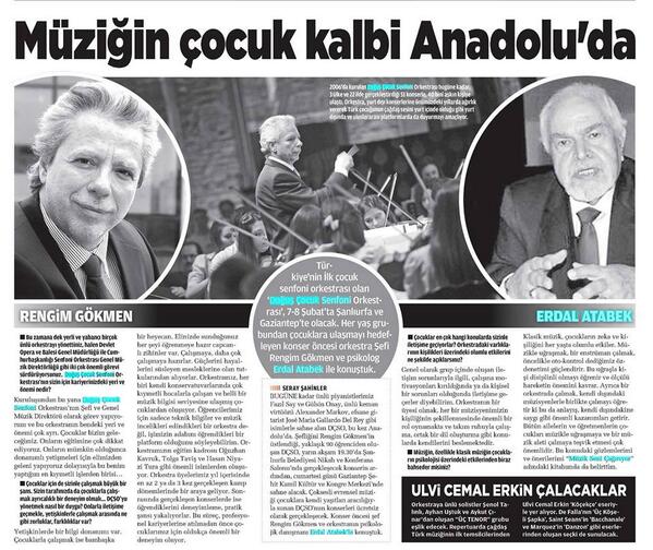 Akşam Gazetesi Yazarı Sn. Seray Şahinler'in "06 Şubat 2014" tarihli yazısından...