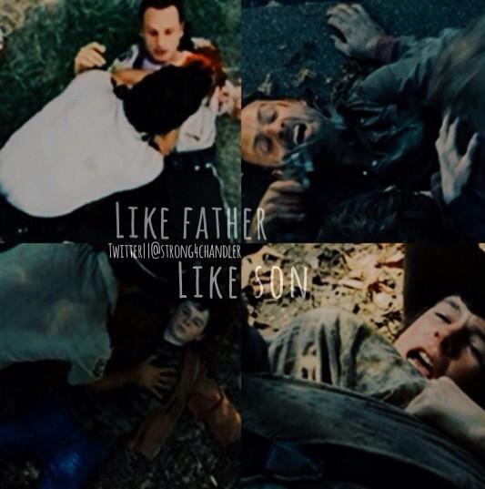 Strong4Chandler's tweet image. Like father like son.