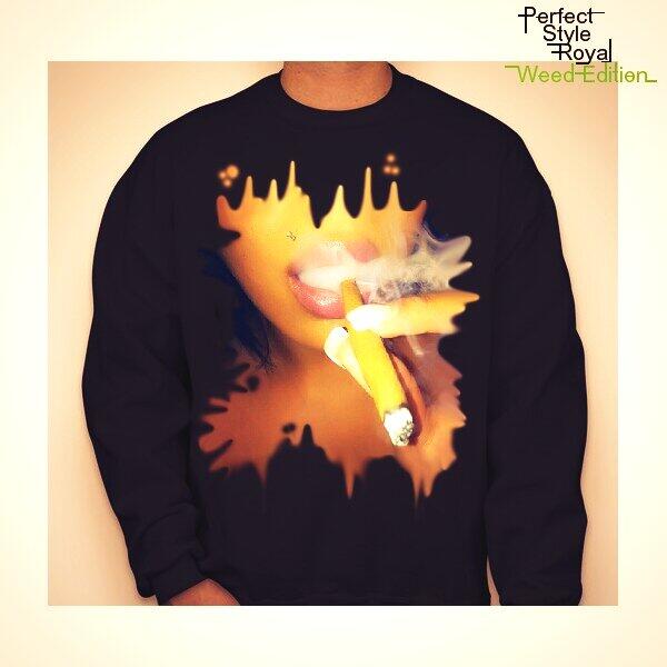 PerfectStyleRoy's tweet image. segunda sudadera #perfectstyleroyal #weededition