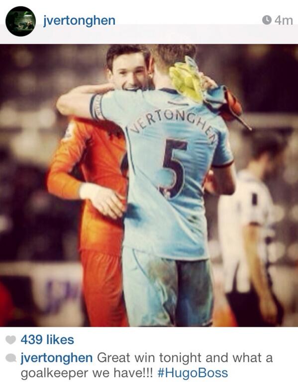AddictedtoSpurs's tweet photo. Captain @Jan_Vertonghen on Instagram: 'Great win tonight and what a goalkeeper we have!!! #HugoBoss' #THFC http://t.co/oDphuzXKrm