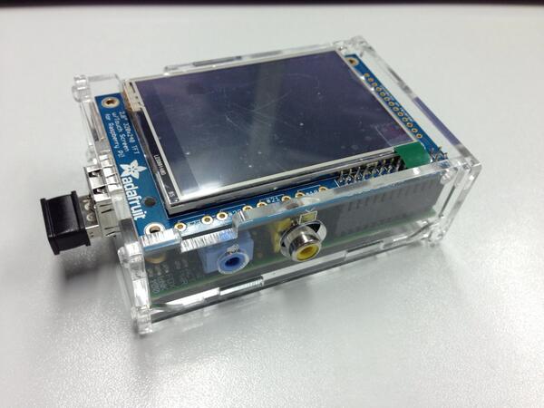 hsilomedus's tweet image. #RaspberryPi and #PiTFT together. Remaining: driver and software.
