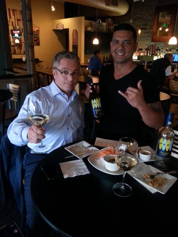 Pouring Pepi Chenin Blanc and Sauvigon Blanc at Tommy O's in Vancouver Wa try it with the pork lettuce wraps!
