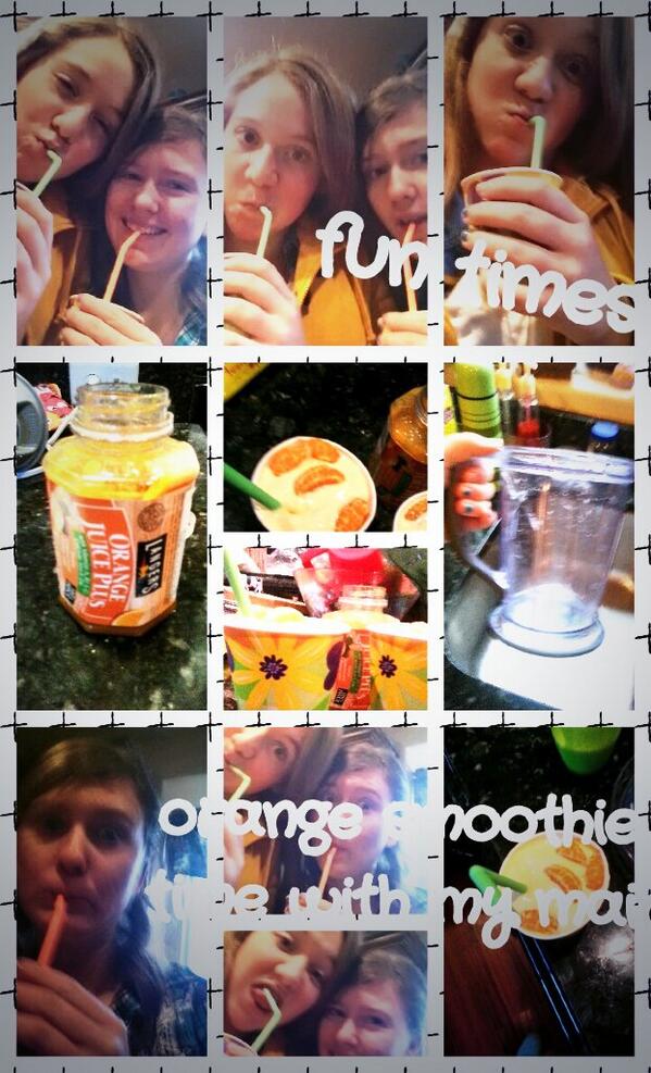leake_abby's tweet photo. Hahaha smoothies for fun http://t.co/xsLfvqsx0E