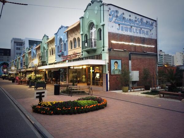 GuyHorrocks's tweet image. Cool to see New Regent St in @ChristchurchCC made it through #eqnz #NewZealand