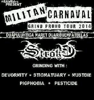 Ramaikan kawan...event music house militan carnaval grind tour promo 2014