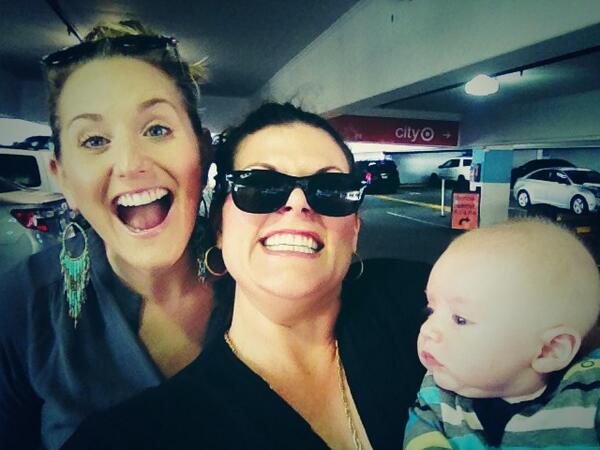 Hangin wit my posse! #auntie #mommy #xman