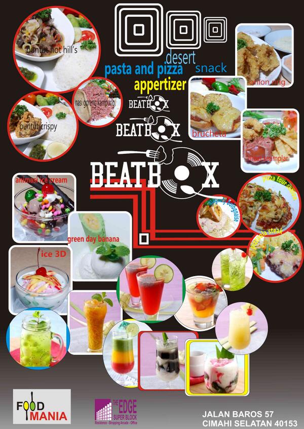 BeatBox_cafe's tweet photo. coba di tengok mimin sebagian menu baru andalan @BeatBox_cafe siapa tau jadi menu favorit kalian,, http://t.co/ECnesvWIRk