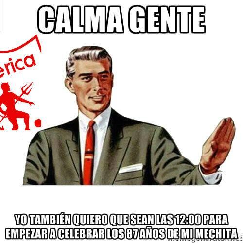 YA SE PALPITA Y SE SIENTE ..... #‎FelizCumpleañosAmérica #‎87AñosDePasión