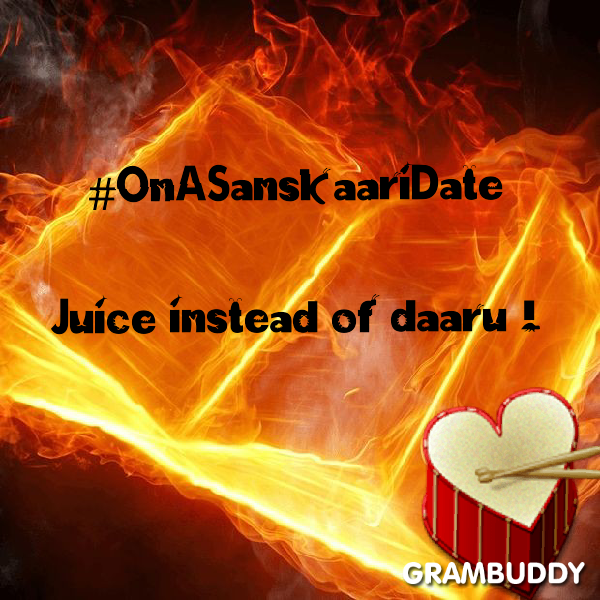 GramBuddy_'s tweet image. #Grambuddy Juice instead of daaru ! #OnASanskaariDate