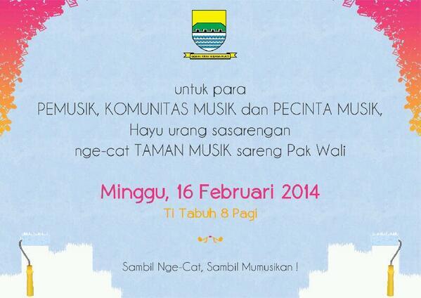 Yaiyes ath..RT <a href="/dezanjulian/">D È Z A N !</a>: Minn <a href="/USBP_/">USBP</a> ngiringan teu ieu teh? <a href="/ridwankamil/">Ridwan Kamil</a> <a href="/tamanmusikbdg/">Taman Musik Centrum</a>