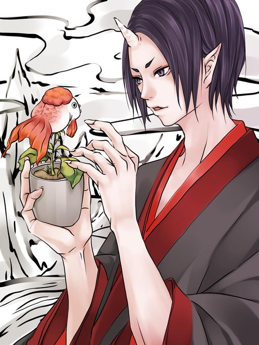 水墨画のtwitterイラスト検索結果