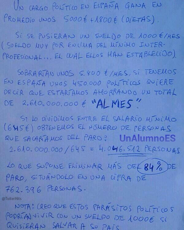 TuiterHits's tweet photo. Un adolescente nos muestra la solución de la crisis. Ojalá se pudiera en práctica. http://t.co/slXR0iA1NQ
