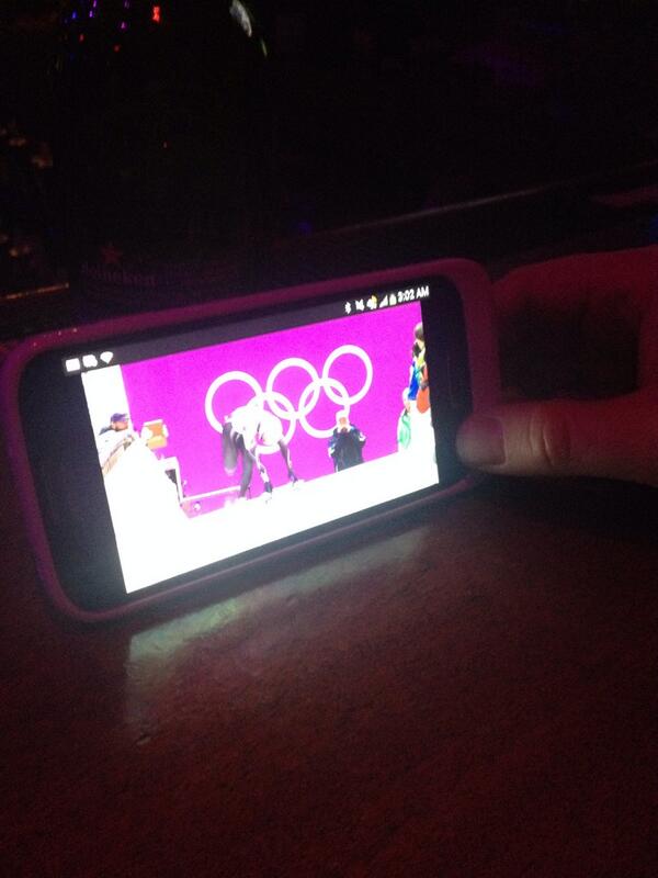 Late night live stream of @KatieU11 's pursuit of the gold #LetsGoKatie #TeamUSA