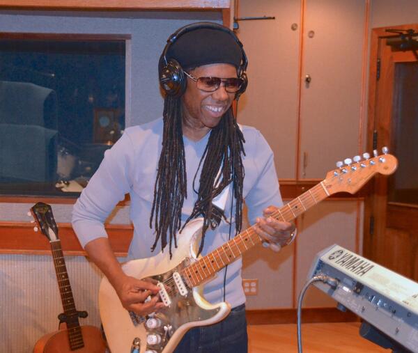 nilerodgers's tweet photo. Recording new #music today. http://t.co/Kk7dhaeunk