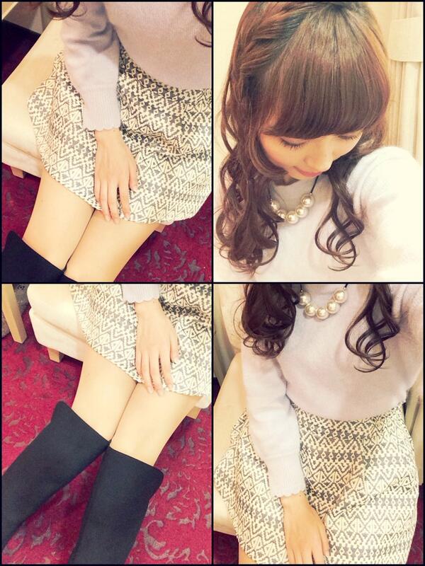 今日の私服(=ﾟωﾟ)ﾉ #だーりお #ニーハイ