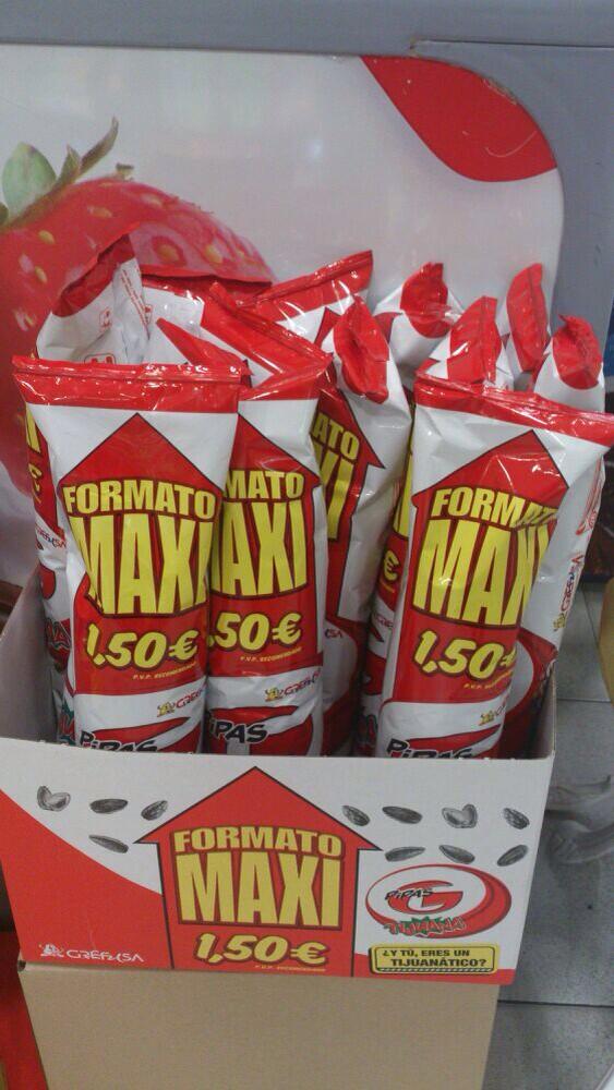 Si te gustan las Pipas Tijuana, no puedes perderte las Maxi Pipas en Las Palmeras.